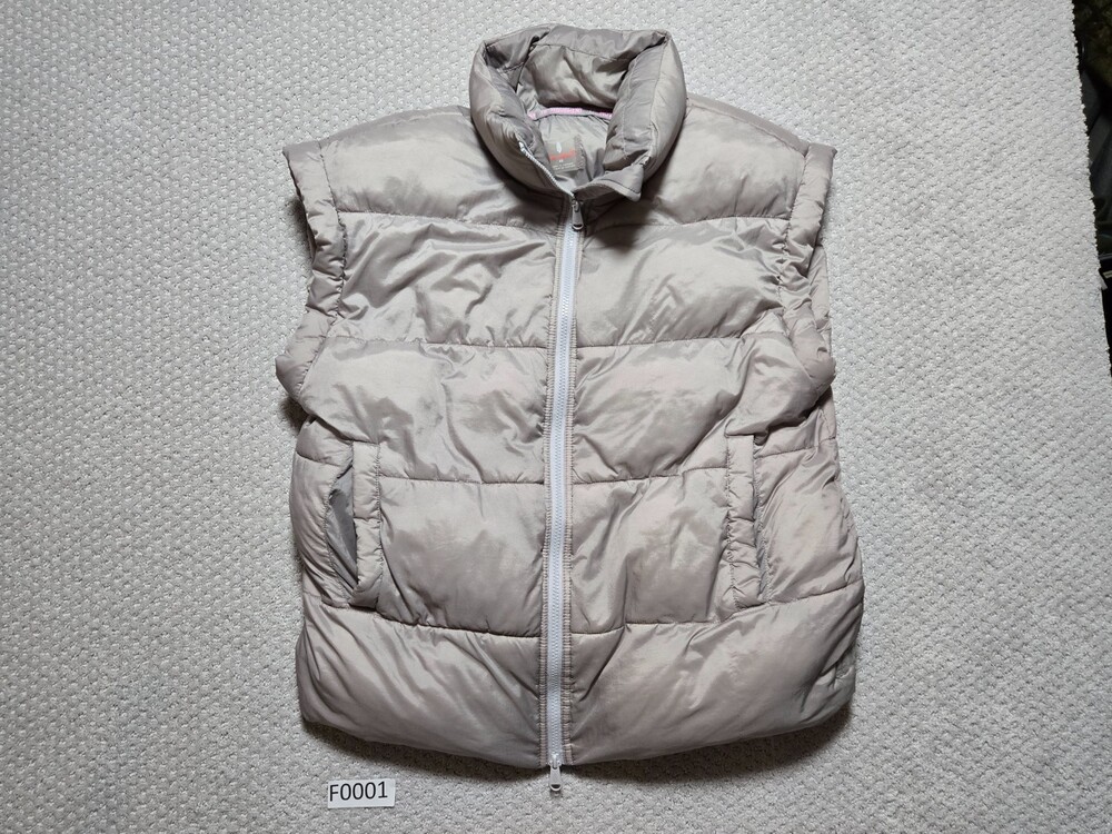 FP Movement Women's “In A Bubble” Puffer Vest Women’s XS Silver